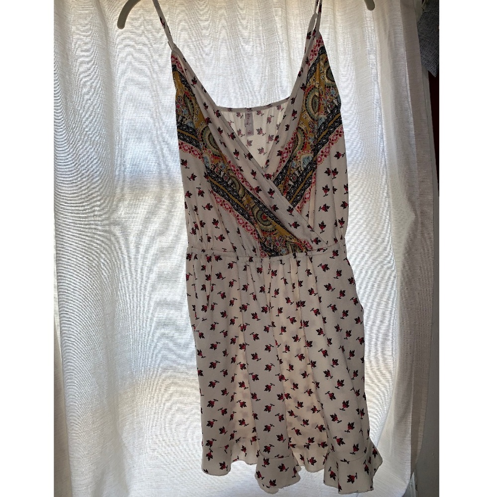 Spring floral romper